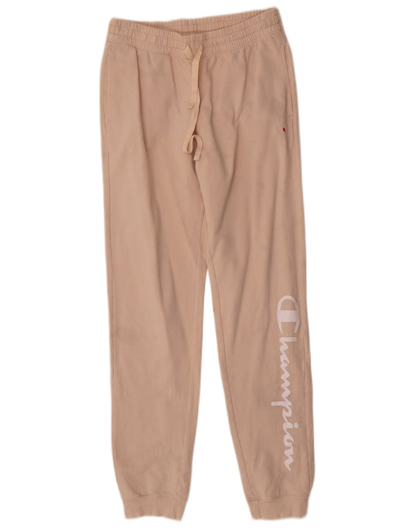 Pantaloni da tuta con grafica da donna Champion Joggers UK 10 Small Rosa