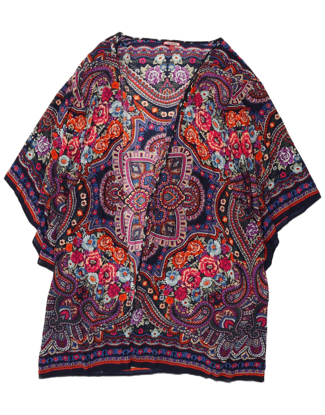JOE BROWNS Top cardigan oversize da spiaggia da donna UK 18 XL multicolore