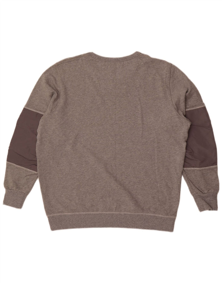 Felpa da uomo G-Star Maglione 2XL Cotone color block grigio