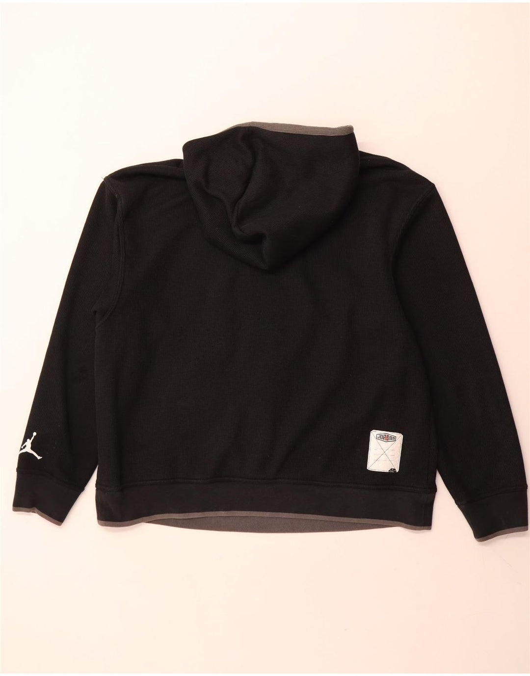 Felpa con cappuccio grafica Jordan da uomo XL poliestere nero