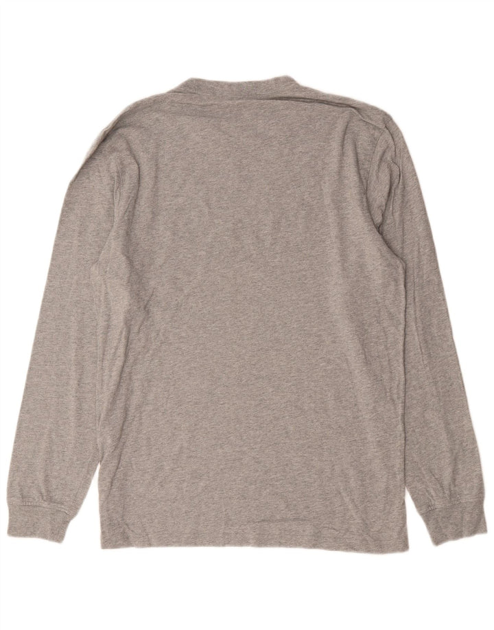 Converse Top da uomo con grafica Chuck Taylor a maniche lunghe grigio medio chiazzato