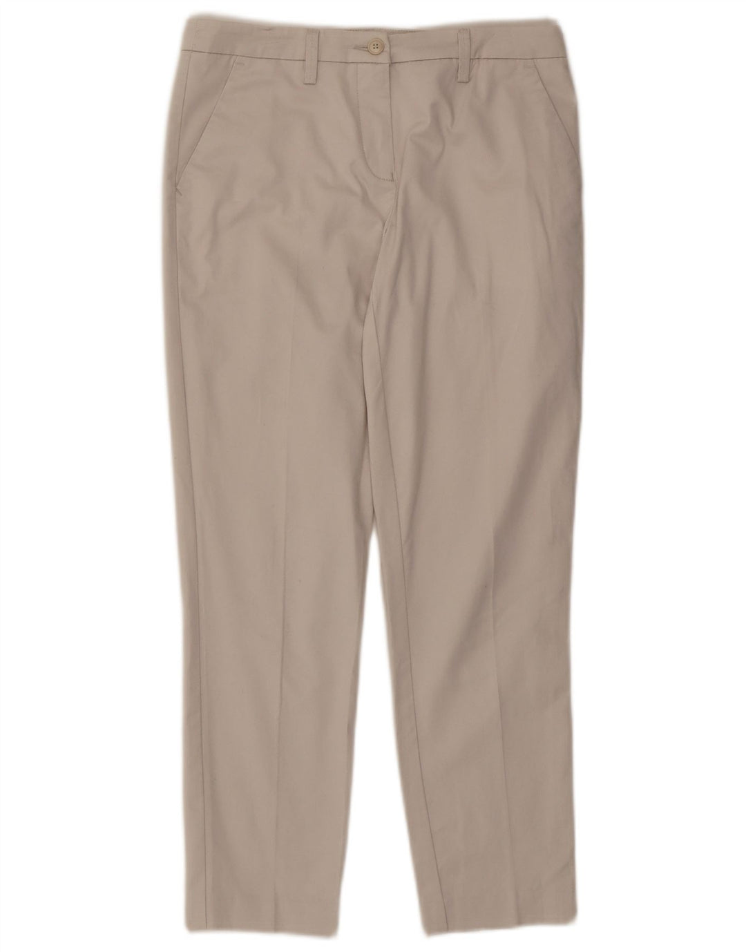 Pantaloni Chino Slim Donna Ferrari IT 42 Medio W28 L26 Beige