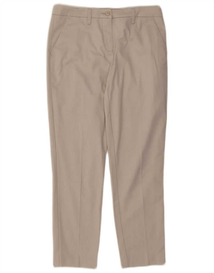 Pantaloni Chino Slim Donna Ferrari IT 42 Medio W28 L26 Beige