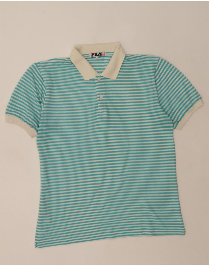 Polo Uomo Fila IT 48 Gessato Medio Turchese