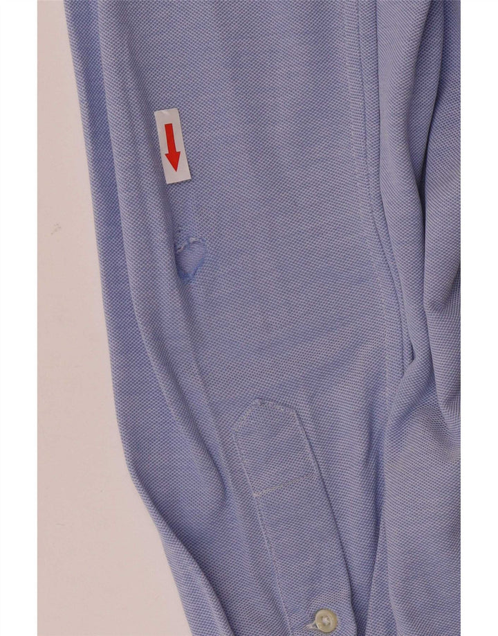 Camicia da uomo Ralph Lauren piccola in cotone blu