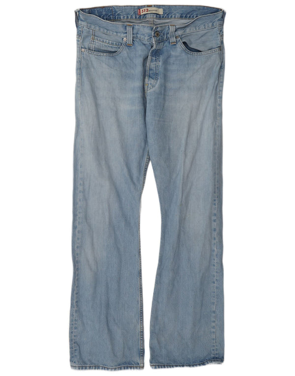 Jeans Levi's Uomo 512 Bootcut W36 L33 Blu