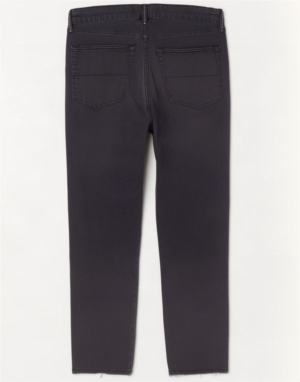 Pantaloni casual slim da uomo Marks & Spencer W30 L29 cotone blu navy