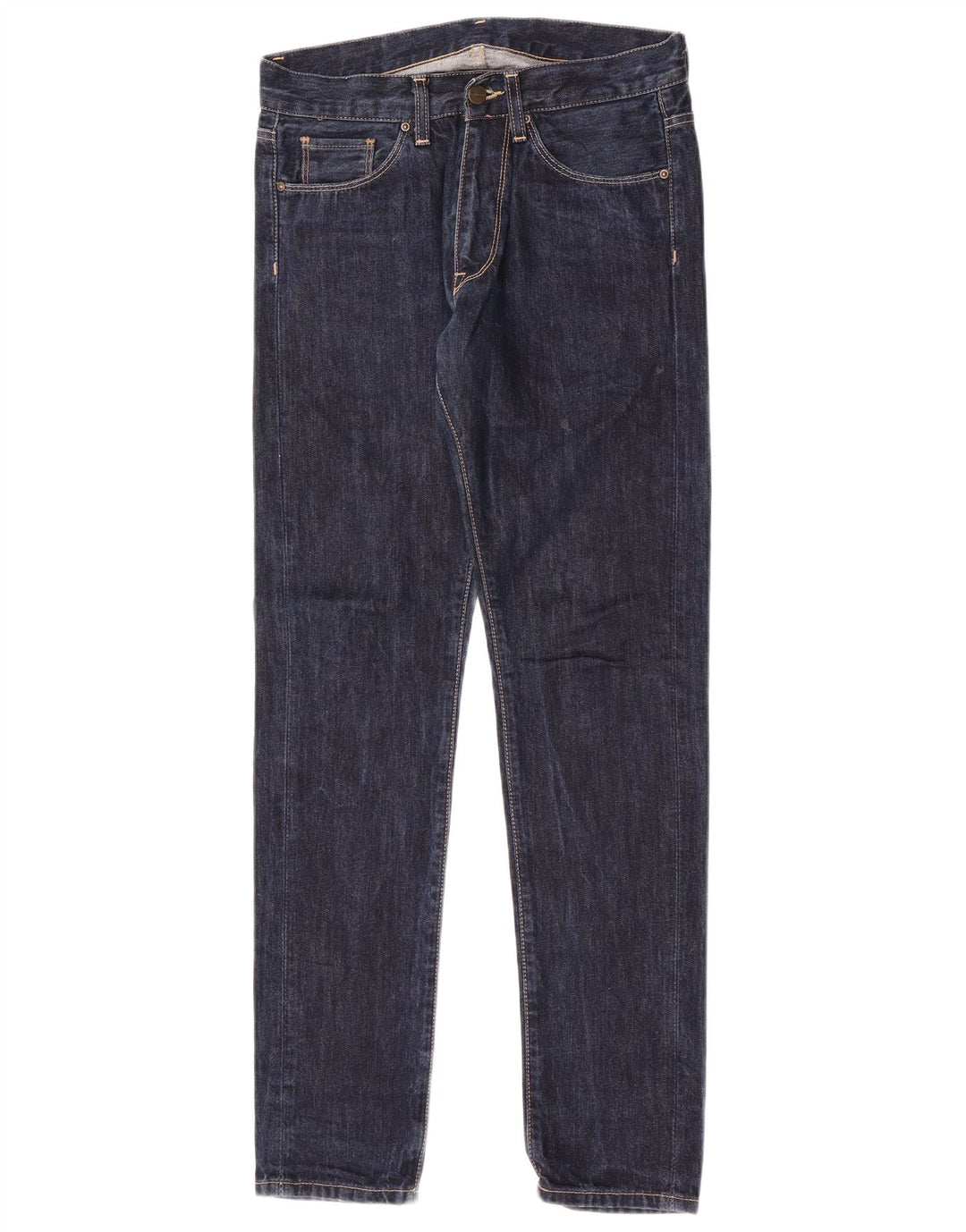 Jeans slim da uomo Carhartt W28 L32 cotone blu navy