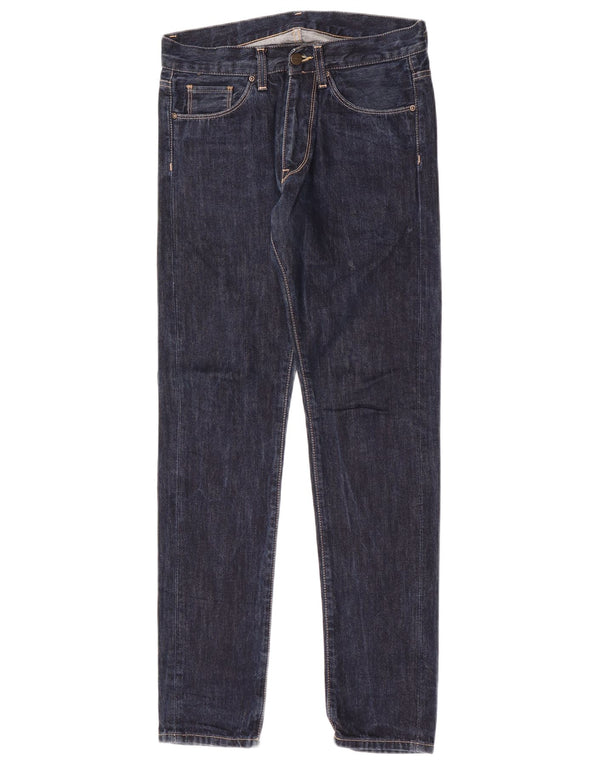 Jeans slim da uomo Carhartt W28 L32 cotone blu navy