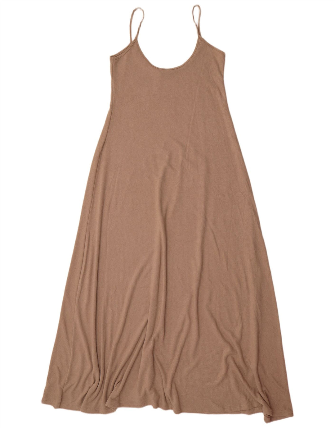 Maxi prendisole Zara da donna UK 12 Poliestere beige medio