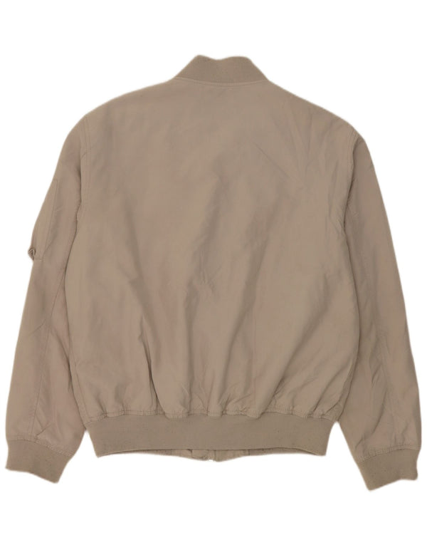 Giubbotto bomber da uomo Zara UK 42 XL poliestere grigio