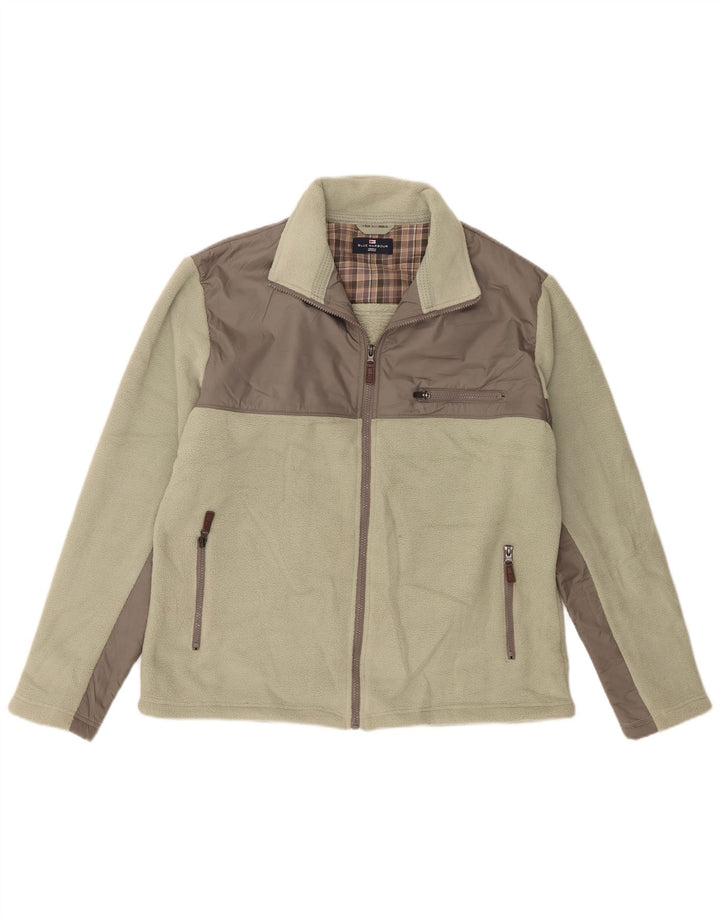 Giacca in pile Marks & Spencer da uomo blu Harbour UK 40 grande verde