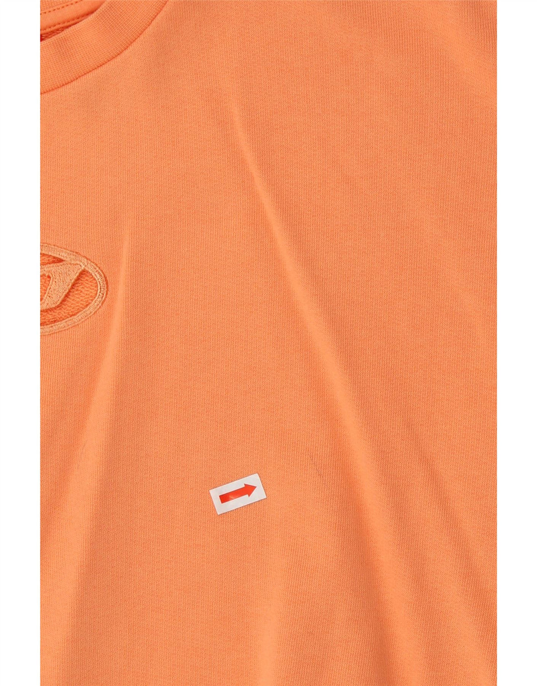 Diesel Girls Graphic Crop Felpa Maglione 11-12 anni in cotone arancione