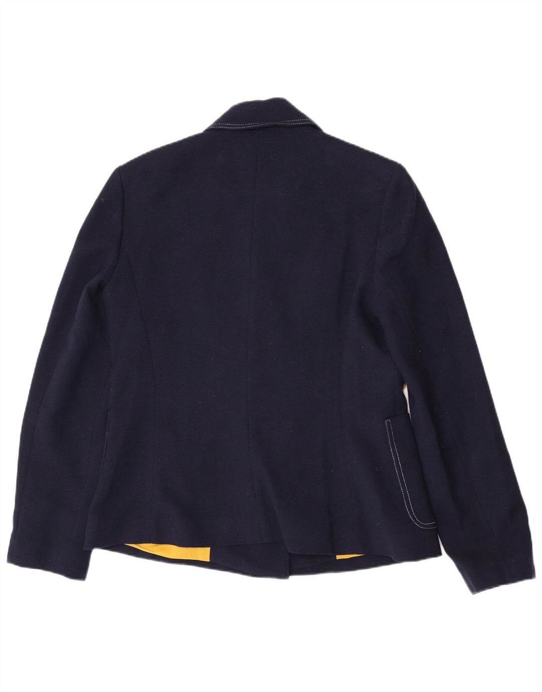 Sisley Giacca blazer doppiopetto da donna IT 46 Large Blu navy