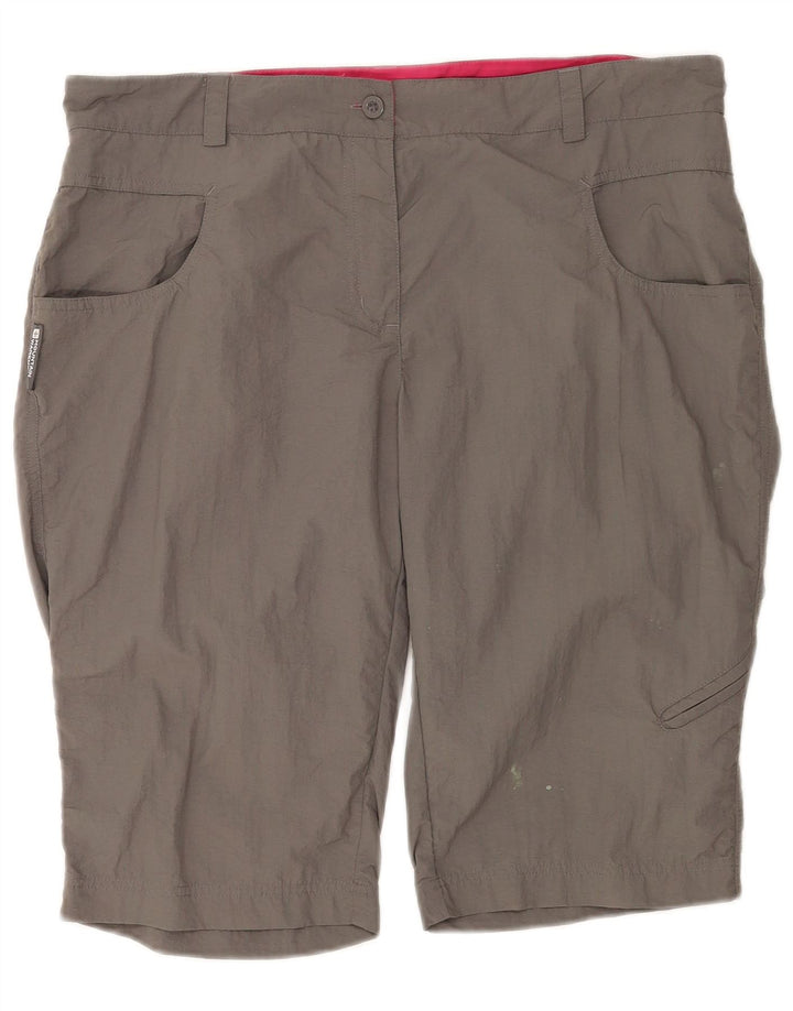 Pantaloncini cargo da donna Mountain Warehouse UK 14 Large W34 Nylon grigio