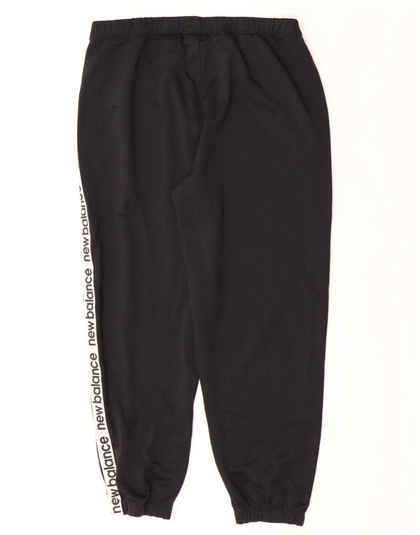 Pantaloni da tuta con grafica da donna New Balance Joggers UK 12 Medium Nero