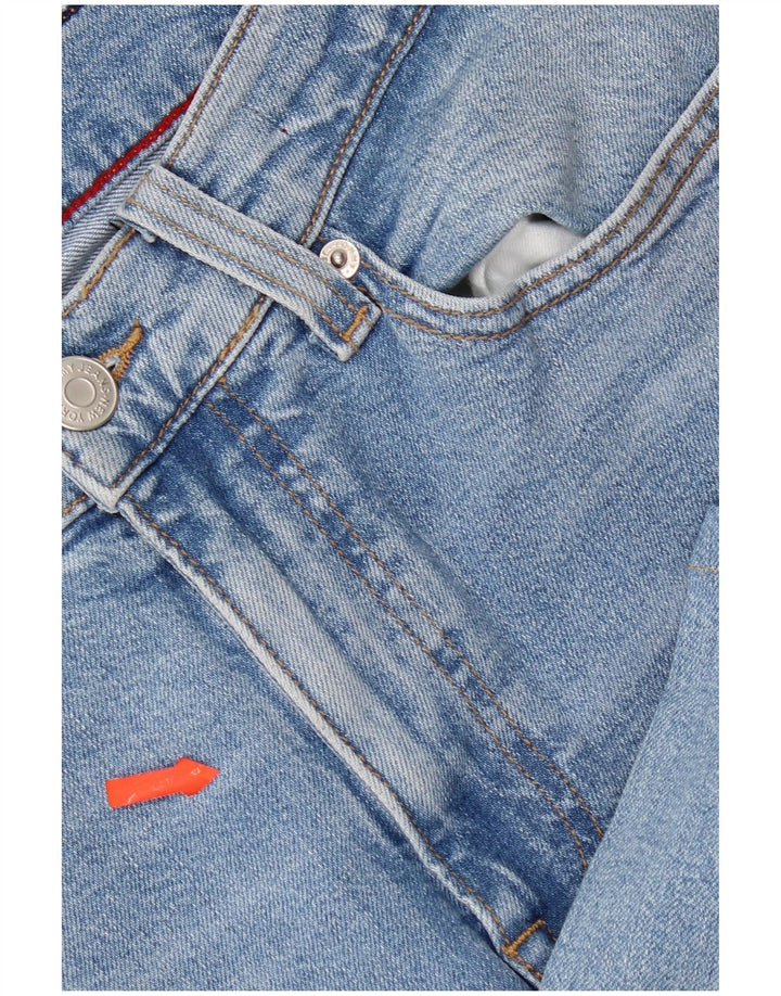 Jeans corti da donna Tommy Hilfiger W28 L23 cotone blu