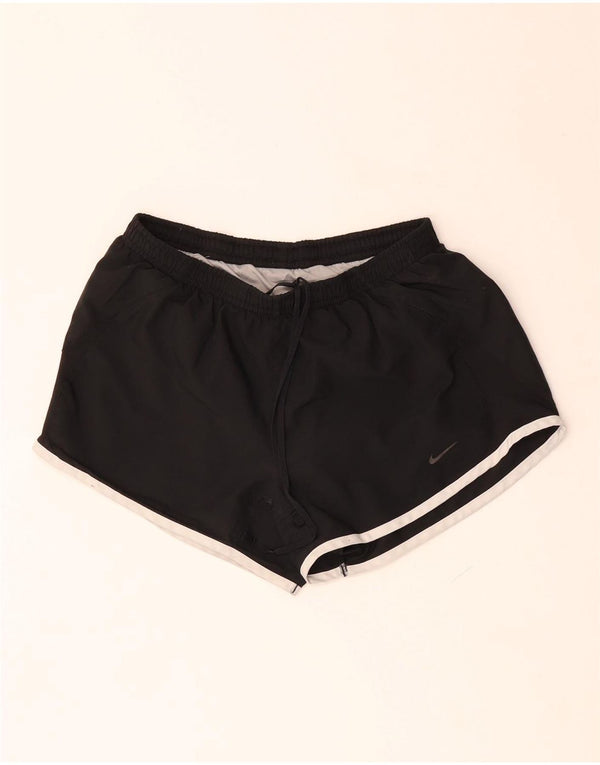 Pantaloncini sportivi Nike da donna UK 8 Small Nero Poliestere