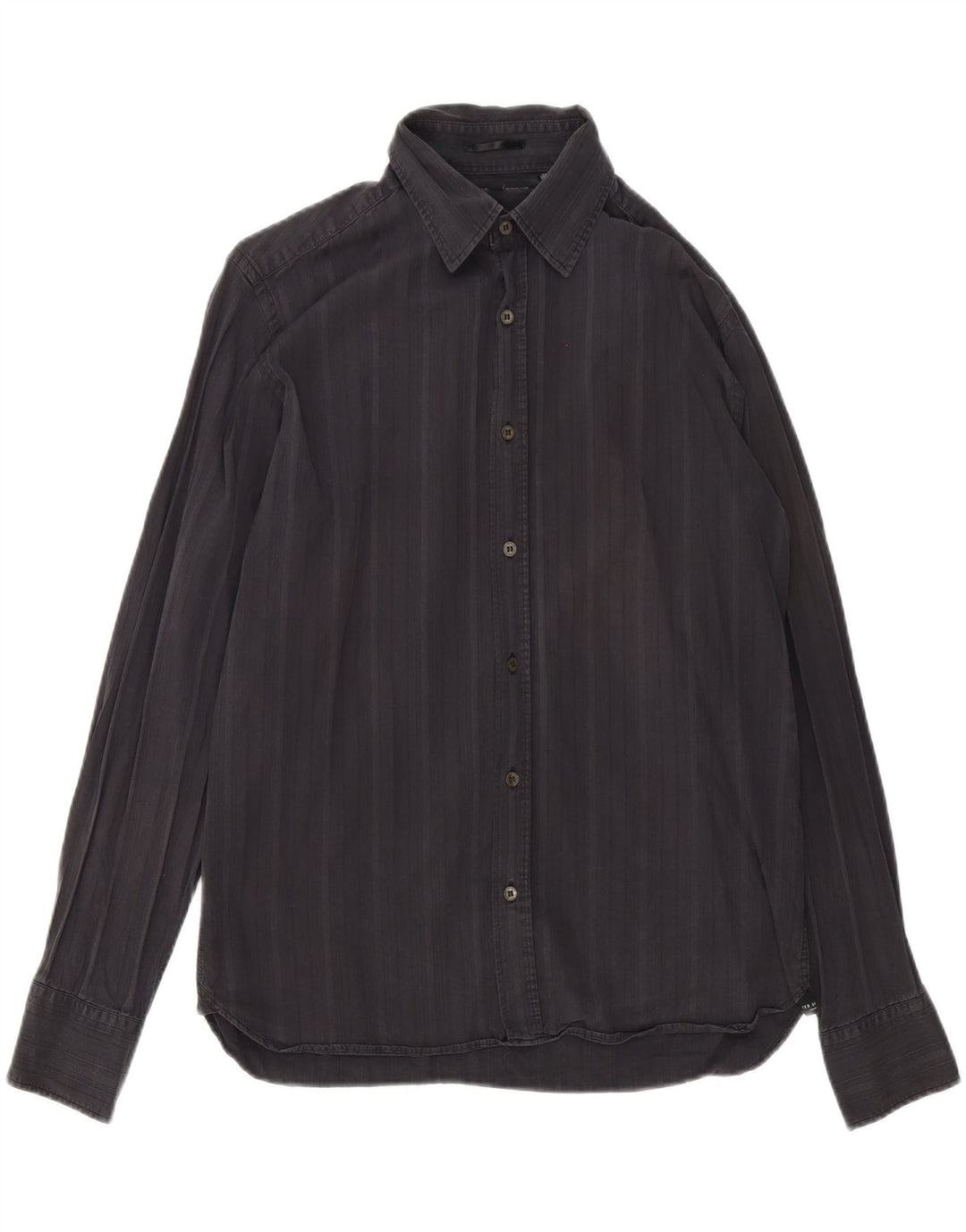 Camicia da uomo TED BAKER taglia 4 grande gessato nero