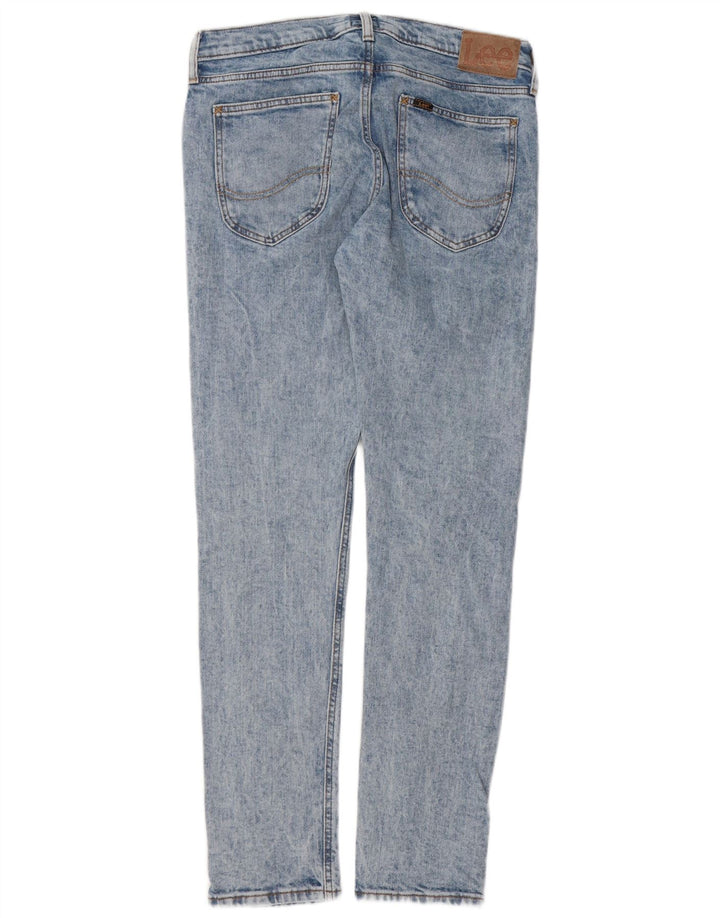 LEE Mens Luke Slim Jeans W30 L32 Blue Cotton