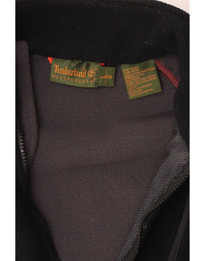 Giacca in pile da uomo Timberland UK 40 grande poliestere nero