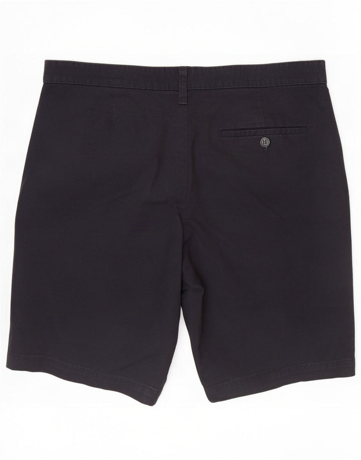 Pantaloncini chino da uomo Marks & Spencer W34 grandi in cotone blu navy
