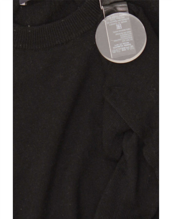 Abito maglione da donna Marks & Spencer UK 12 Lana merino nera media