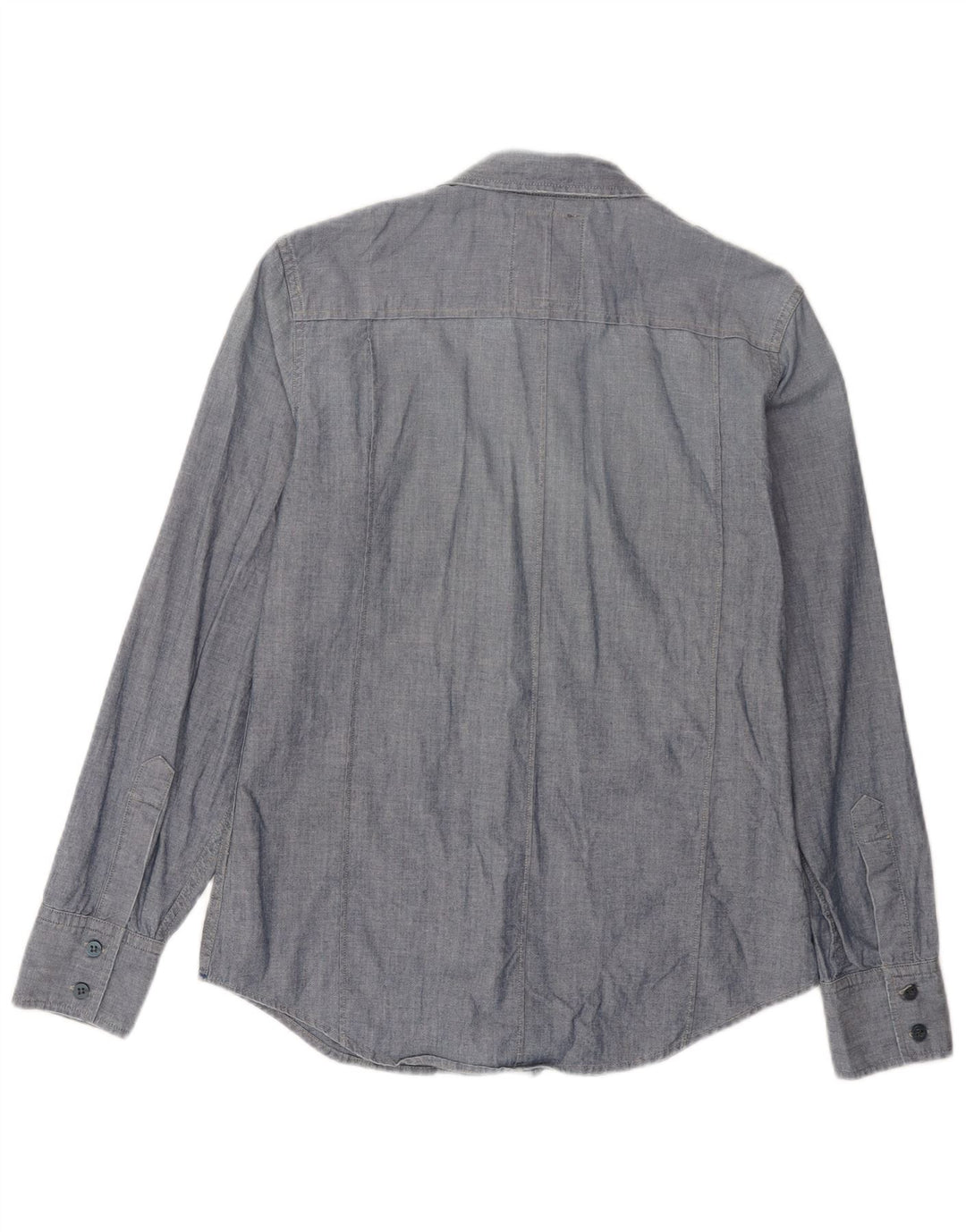 Camicia militare G-Star da uomo 3301 in cotone blu medio