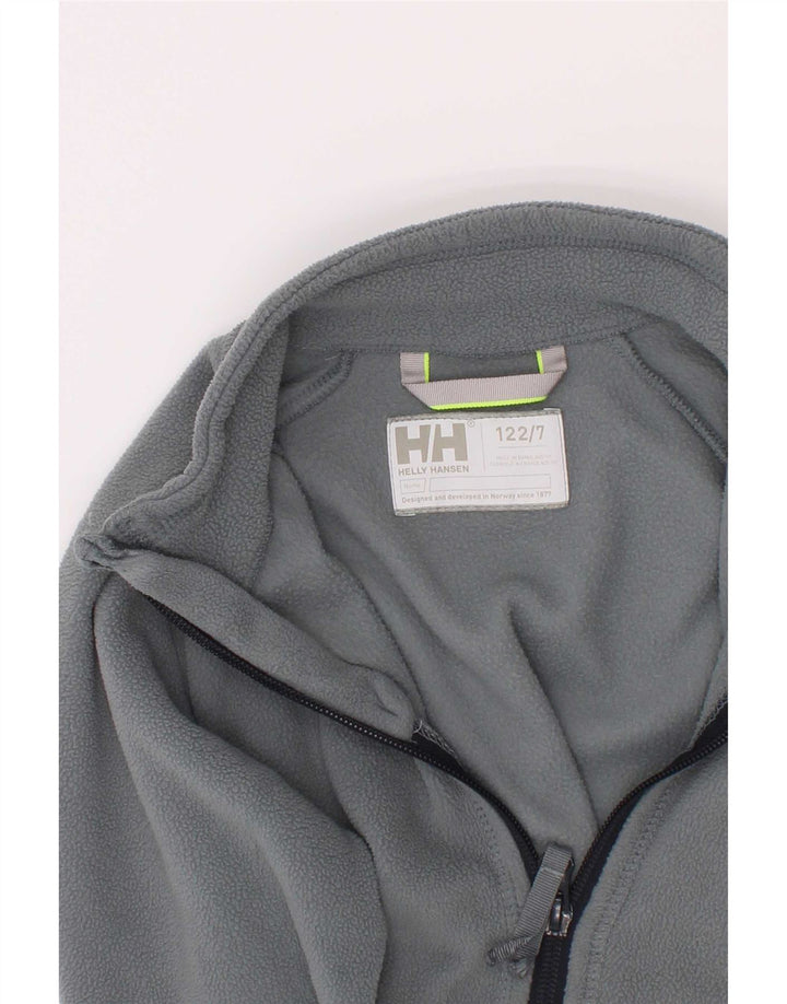 Giacca in pile da bambino Helly Hansen 6-7 anni in poliestere grigio