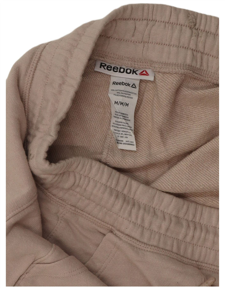 Pantaloncini sportivi Reebok da donna UK 14 cotone beige medio