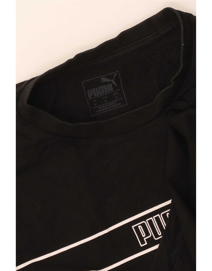 T-shirt grafica da uomo Puma Medium nera