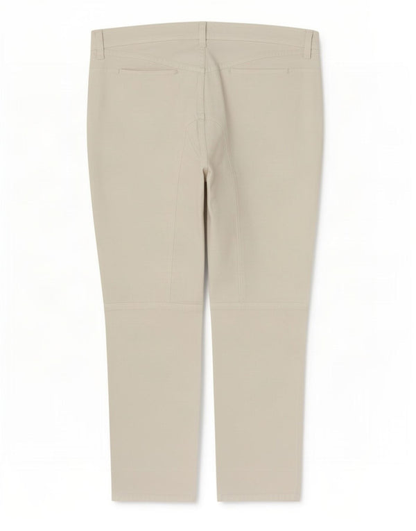 Pantaloni corti slim da donna Armani UK 18 XL W36 L25 Cotone bianco