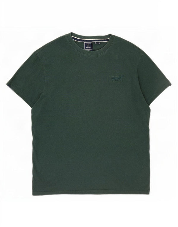T-shirt da uomo Superdry Top XL in cotone verde