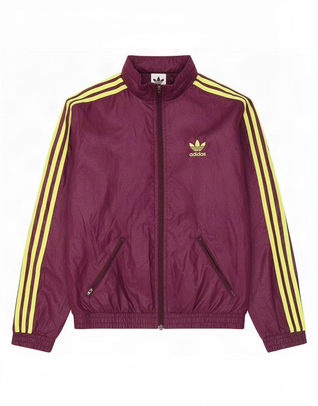 Giacca sportiva da donna con cappuccio Adidas EU 40 Medium Maroon Poliestere