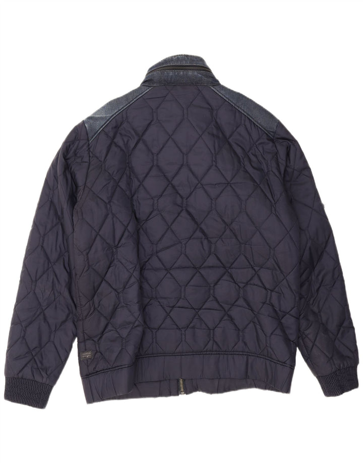 Giacca trapuntata da uomo G-Star UK 42 XL Poliestere blu navy