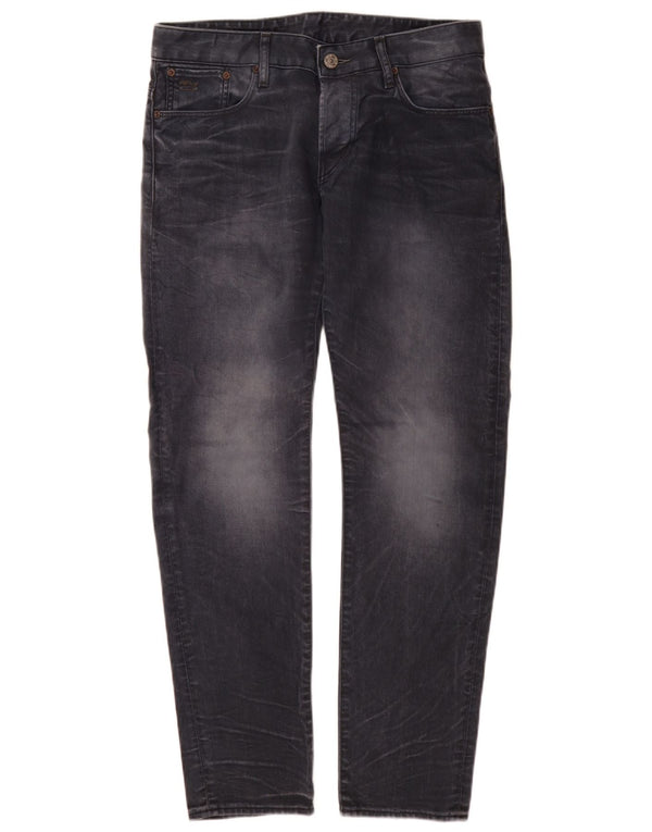 Jeans G-Star da uomo 3301 affusolati a vita bassa W33 L32 cotone blu navy