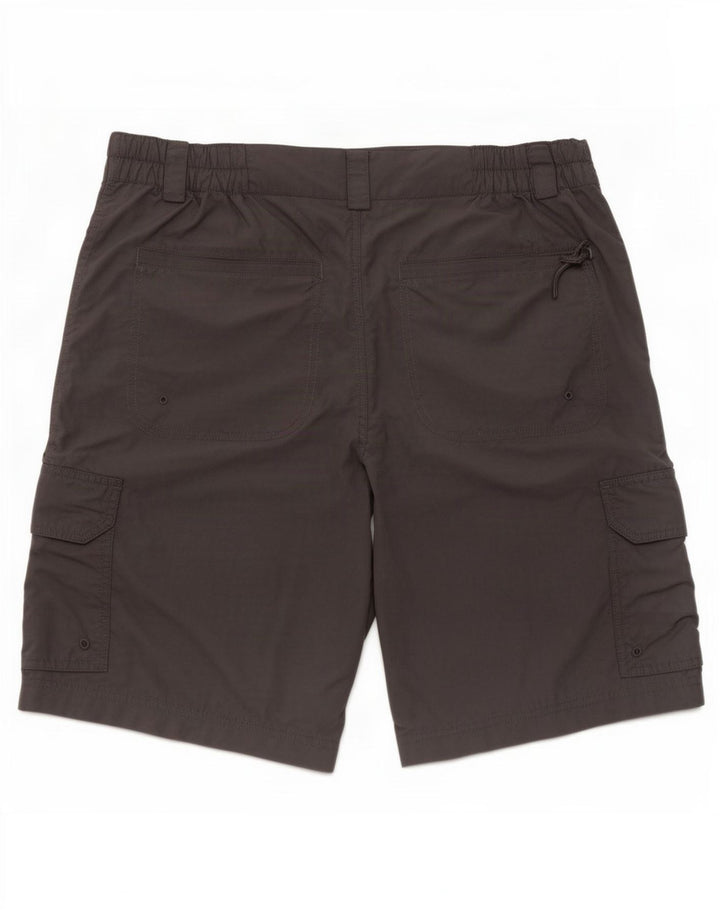 Pantaloncini cargo da uomo Mountain Warehouse W36 Large in nylon grigio