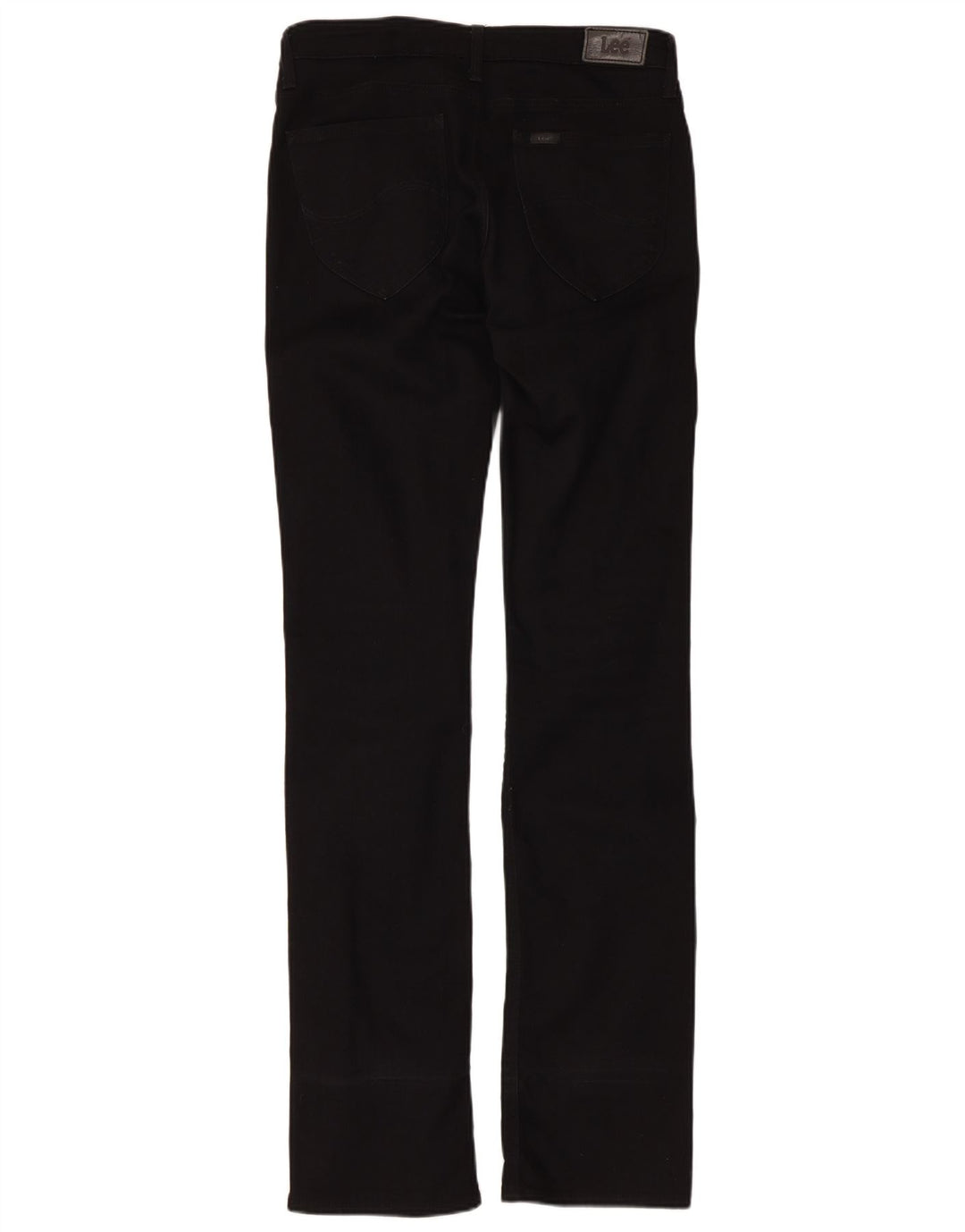 Jeans dritti slim Marlin da donna Lee W30 L35 cotone nero