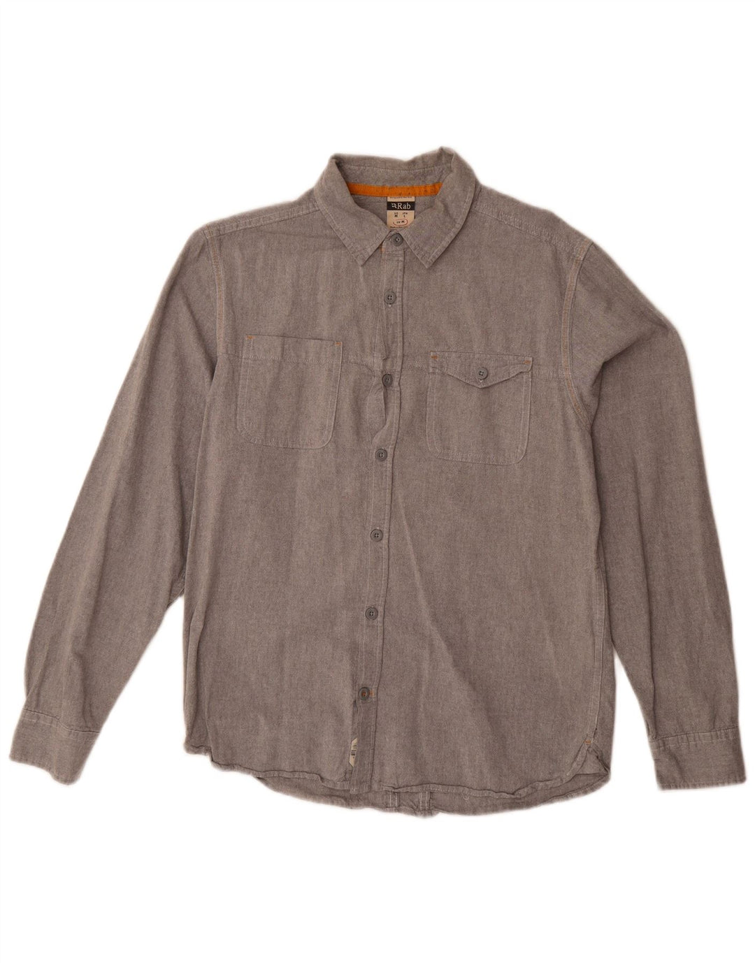 Camicia Uomo RAB Cotone Grigio Medio