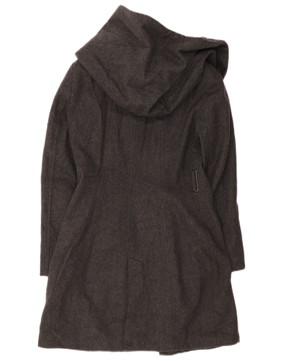 Cappotto con cappuccio da donna Zara UK 10 piccolo in lana nera