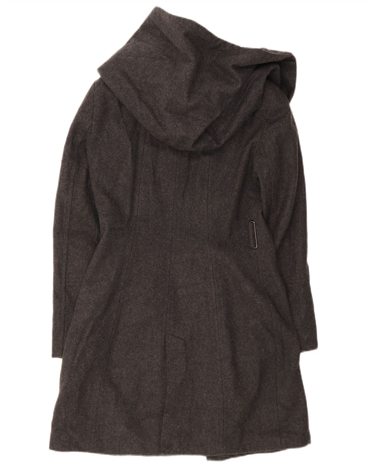 Cappotto con cappuccio da donna Zara UK 10 piccolo in lana nera