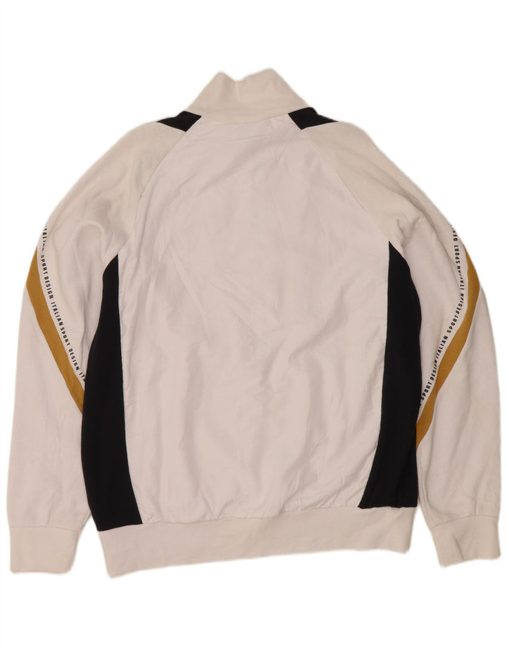 Giacca sportiva da uomo con grafica Lotto XL Poliestere color block bianco