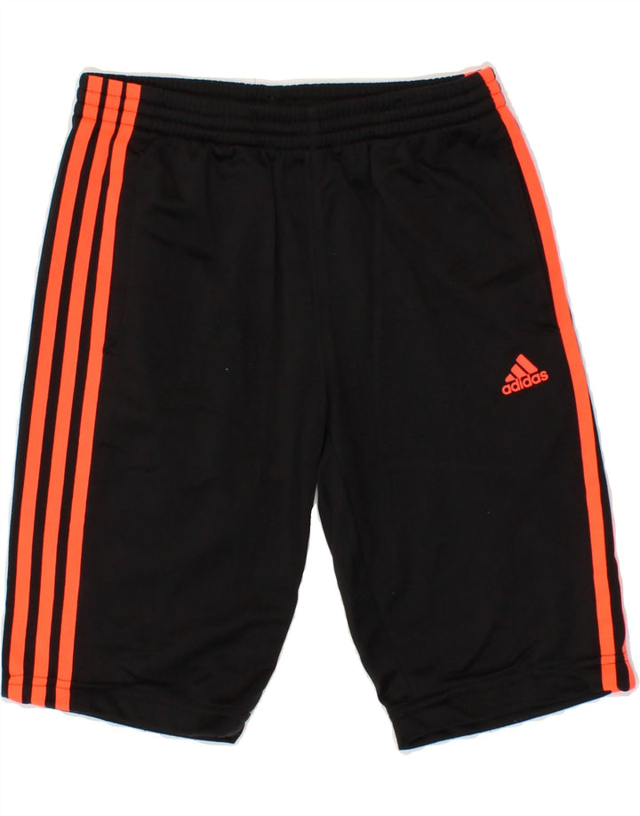 ADIDAS Boys Sport Shorts 11-12 Years  Black Vintage Adidas and Second-Hand Adidas from Messina Hembry 