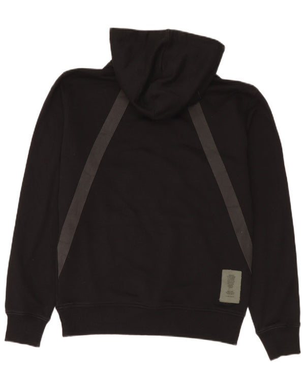 Felpa con cappuccio grafica da uomo G-Star XS in cotone nero