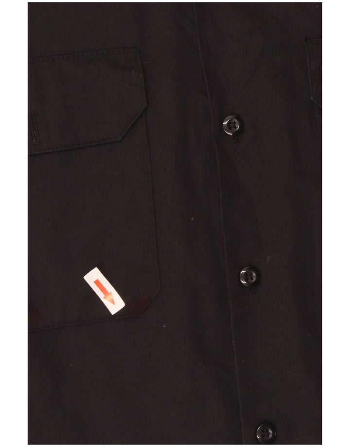 Camicia a maniche corte da uomo Dickies XS nera in poliestere