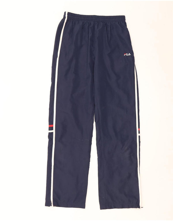 Pantaloni da tuta da uomo Fila in poliestere medio blu navy