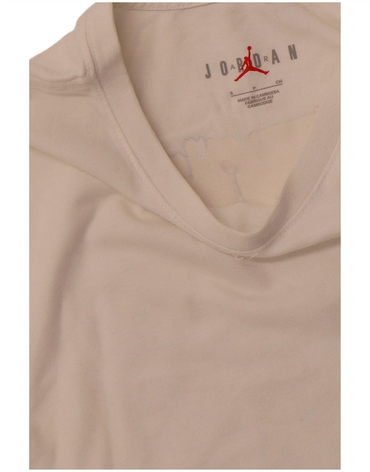 T-shirt grafica da uomo JORDAN Top piccola bianca