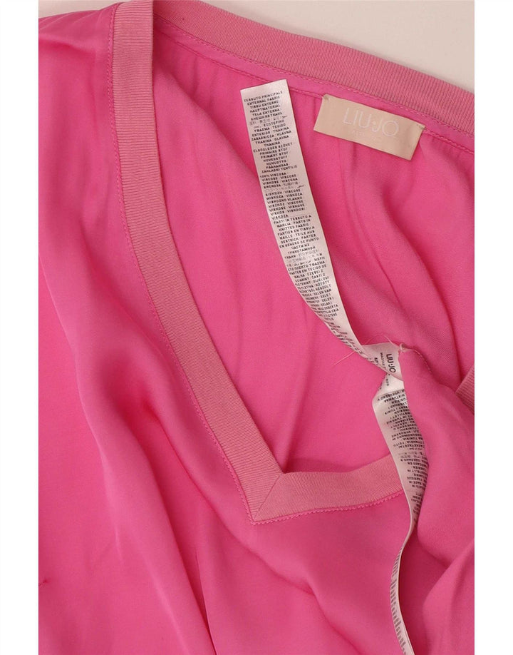 Camicetta da donna Liu Jo Top UK 10 piccola in cotone rosa