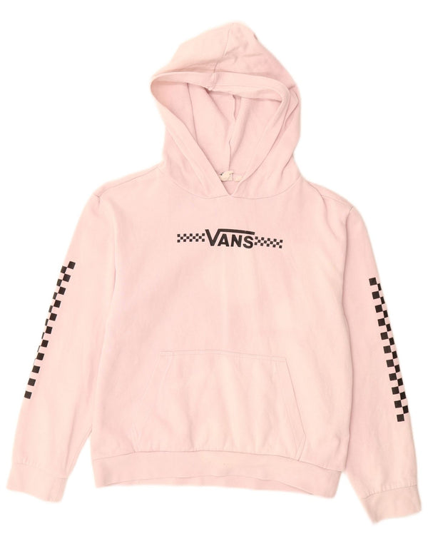 Felpa con cappuccio grafica per ragazze VANS 14-15 anni XL in cotone rosa