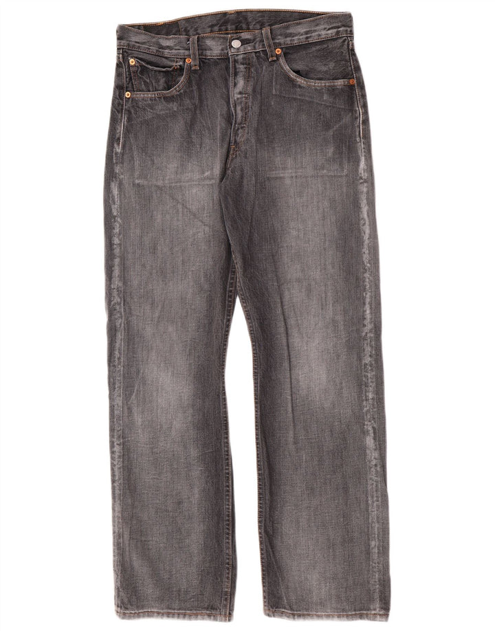 Levi's Uomo 501 Jeans dritti W32 L30 Cotone grigio
